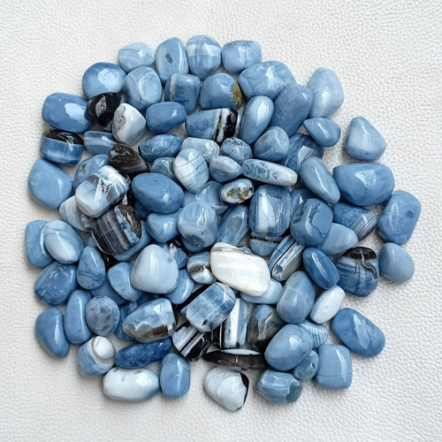 Blue Opal Tumbled Stones